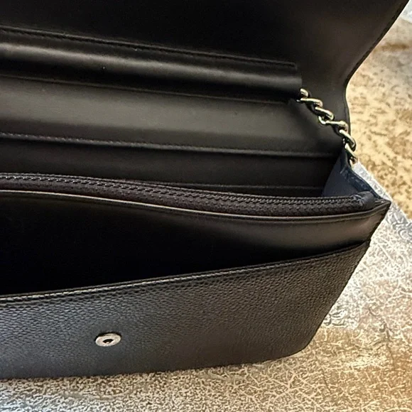 Chanel Black Caviar Leather Wallet on Chain - Picture 5 of 8